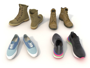 shoes collection Modelo 3D