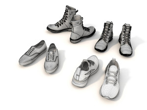 shoes collection Modelo 3D