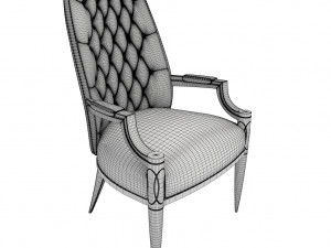 contemporary table chair set Modelo 3D