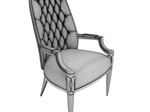 contemporary table chair set 3D Model