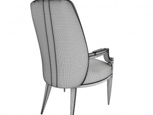 contemporary table chair set Modelo 3D