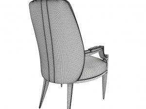 contemporary table chair set 3D Model