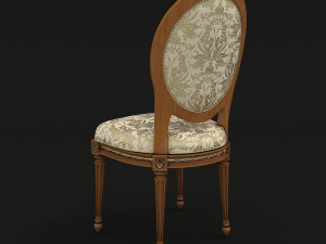 dinning classic table chair 2 Model 3D