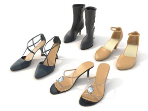 Damenschuhe 6 3D Modell