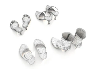 women shoes 6 3D Model