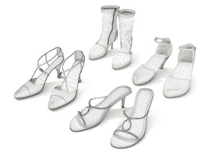 women shoes 6 3D Model