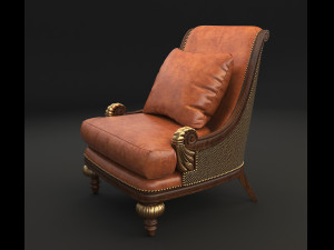 classic living room tables and chairs 3D Model