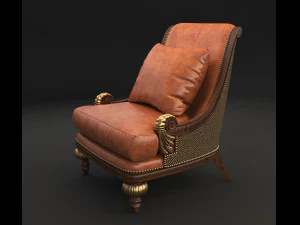 classic living room tables and chairs 3D Model
