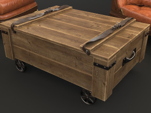 classic living room tables and chairs 3D Model
