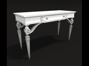 classic dressing table 2 3D 모델