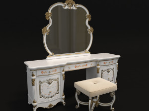 classic dressing table 3 3D Model