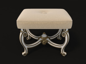 classic dressing table 3 Model 3D