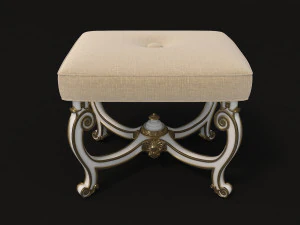 classic dressing table 3 3D Model