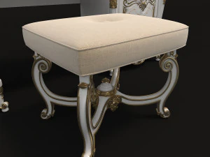 classic dressing table 3 3D Model