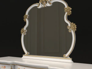 classic dressing table 3 3D Model