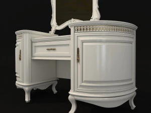 classic dressing table 4 3D Model