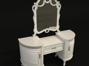 classic dressing table 4 3D Model