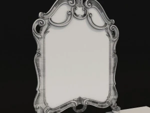 classic dressing table 4 3D Model