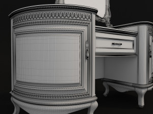 classic dressing table 4 Modèle 3D