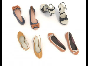 women shoes 7 3D Model