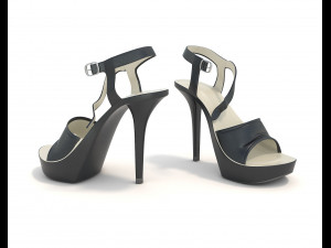 women shoes 7 Model 3D