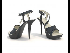 women shoes 7 3D Model