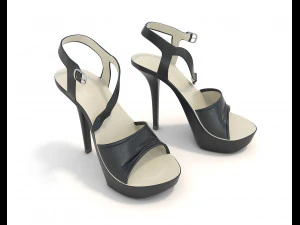 women shoes 7 3D Model
