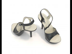 women shoes 7 3D Model
