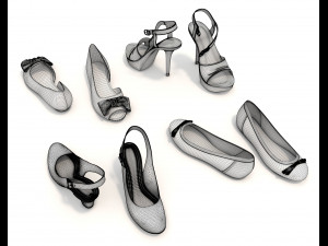 women shoes 7 Model 3D