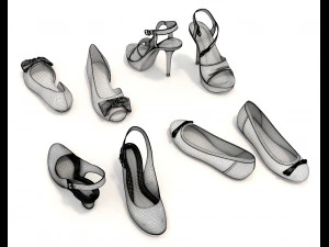 women shoes 7 3D Model