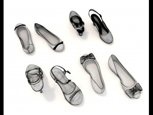 women shoes 7 Model 3D