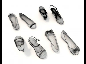 women shoes 7 3D Model