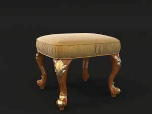 european style dressing table 2 3D Model