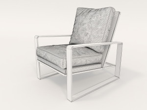 relaxing chairs and coffee table 2 3D मॉडल