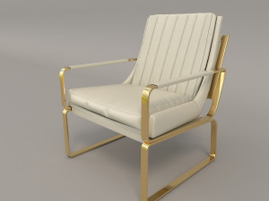 relaxing chairs and coffee table 3 3D Model