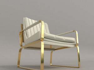 relaxing chairs and coffee table 3 3D Model