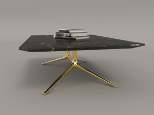 relaxing chairs and coffee table 3 3D Model