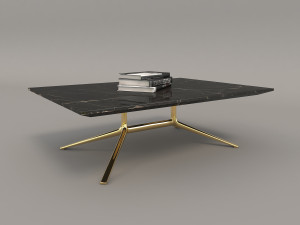 relaxing chairs and coffee table 3 3D Model