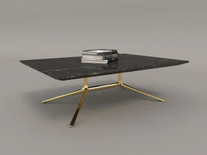 fotele relaksacyjne i stolik kawowy 3 Model 3D