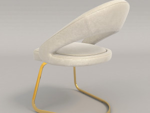 modern table and chair set 2 3D Модель