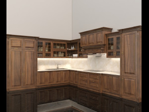 classic kitchen 2 3D Model