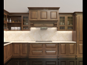 classic kitchen 2 3D Model
