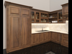 classic kitchen 2 3D Model