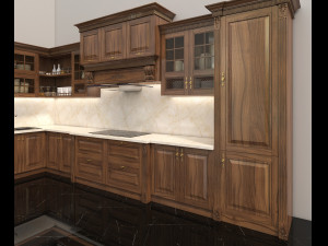 classic kitchen 2 3D Model