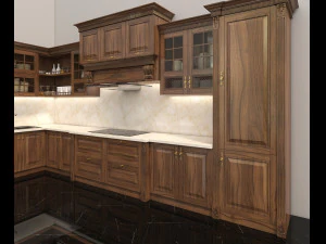classic kitchen 2 3D Model