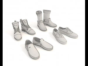 shoes collection 3 3D Model