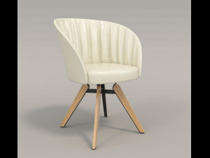 contemporary design table and chair set 3D Модель