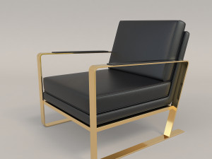 relaxing chairs and coffee table 4 3D मॉडल