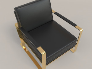 relaxing chairs and coffee table 4 3D मॉडल