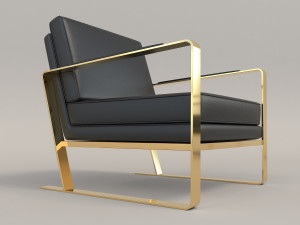 relaxing chairs and coffee table 4 3D मॉडल
